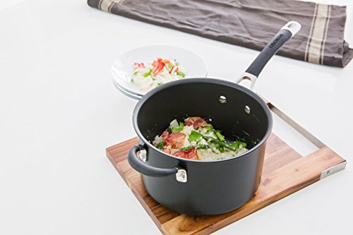 Circulon Momentum Milk Pan, Saucepans and Fry Pan, Black, Set of 5