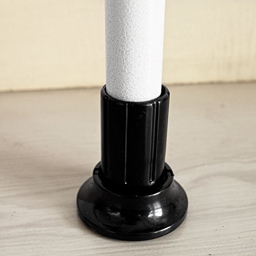 SoBuy® Teleskop Garderoben System B(160-195) x H(103-278)cm, Kleideraufbewahrungssystem, Regalsystem mit 3 Körben, FRG34 - 9