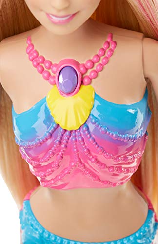 Barbie DHC40 - Dreamtopia Regenbogenlicht Meerjungfrau Puppe mit Lichtershow, Spielzeug für die Badewanne, Spielzeug ab 3 Jahren - 5