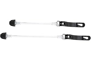 Yosoo Set de Serrage Rapide pour Vélo, Levier de Blocage Roue Avant, Axe Roue Velo, 1 Paire de Libération Rapide de Velo, Adapté à La Plupart des Vélos avec Roue de 26 Pouces