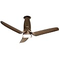 Crompton SilentPro Blossom 1200 mm Smart iOT Enabled Ceiling Fan | ActivBLDC Technology | Design Award - reddot Winner 2022 | 2X Silent | Remote control | 5 Years Warranty, (Moch Brown)