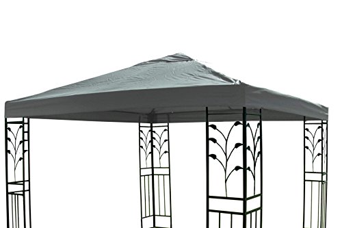 Pavillon Ersatzdach 3 x 3 m in Grau Dach Pavillon Pavillion