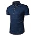 Produktbild Btruely Herren Poloshirt Kurzarm Sommer T-Shirt Männer Kurzarmshirt Groß Größe Sportshirt Slim Fit T-Shirt Freizeithemd