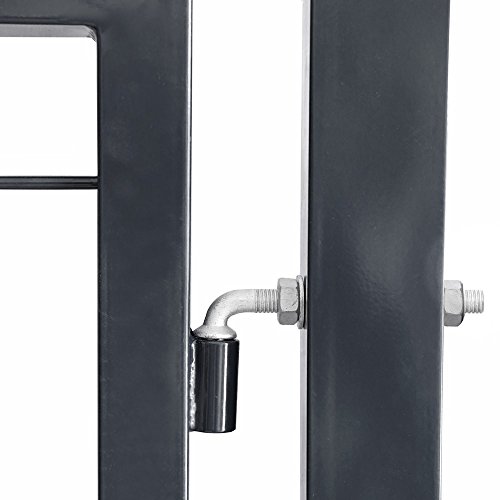 Home Deluxe | Gartentor | anthrazit | verschiedene Höhen | 1 m - 4
