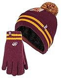 Ensemble chapeau et gants thermiques pour enfants garçons et filles avec motif Harry Potter, Star Was, Spiderman - - 7-10 ans