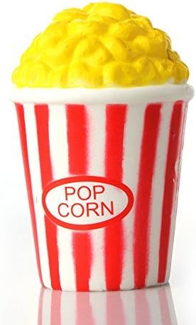 Redmontana Ultra Slow Rising Food Squishy Scented Squeeze Stress Relieve Toy, by (popcorn)