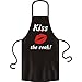 Produktbild Lustige Kochschürze: Kiss the cook! (Schürzenfarbe: Schwarz)