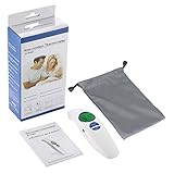 Baby Thermometer, Medizinisches Infrarot-Thermometer für die Stirn mit Instant-Ablesung & Fieber-Warnung, geeignet für Babys, Erwachsene und Alltags-Objekte, Kontaktlos - 7