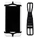 Produktbild smartec24® Universal Silikon Fahrradhalter leicht, einfach, überall, schnell und sicher Einsatzbereit kompatibel mit alles Handys und Smartphones (Universal schwarz)
