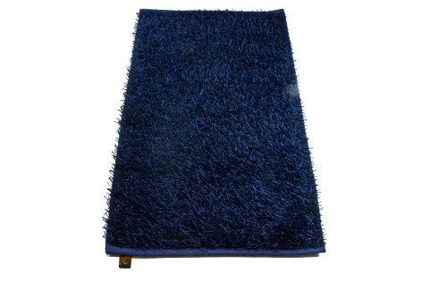 Gözze Teppich, Langflor, Metallic-Optik, 70 x 120 cm, Shaggy, Dunkelblau, 1012-51-72