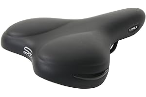 Selle Royal Nuvola Selle de vélo de Ville pour Femme, Noire, Taille Unique