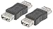 Produktbild Manhattan 354325 USB 2.0 Adapter Gender Akku (Typ A-Buchse auf Typ A-Buchse) schwarz
