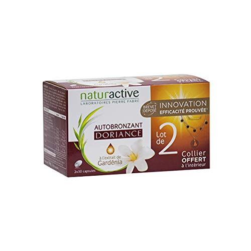 Doriance Autobronzant Lot de 2 x 30 capsules + Collier Offert