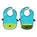 Waterproof&Leakproof Baby Bibs, Unisex, blue dog