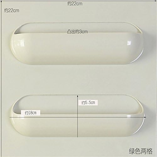 NOHOPE Wall Paste Storage Shelf Non-Marking Paste Storage Rack Home Organizer Square Storage Rack