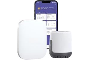 WiFi-regnmätare, trådlös digital smart regnsensor för RAINPOINT, realtidsövervakning via HomGar-appen, frostsäker utomhusväderstation, vit(B)