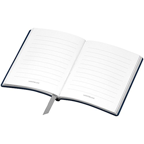 Montblanc Notebook 113598 Fine Stationery #145 / Leder Notizbuch A7 liniert mit Softcover / Farbe: Indigo / 128 Seiten - 2