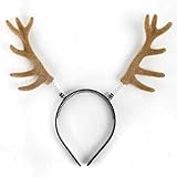 Elchgeweih Haarreif, Hirschgeweih Kopfschmuck für Fasching. 1 Stück