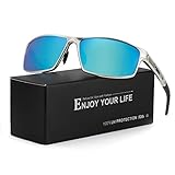 【El marco ligero e irrompible te mantiene cómodo】 Una de las cosas más molestas de las gafas de sol de metal es que pueden hacerse demasiado pesadas.Those glasses are constructed using special design techniques, ensuring you stay at comfortable and safe at outdoor activity.