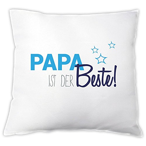 Kissen "Papa ist der Beste!", Zierkissen, Dekokissen, Geschenkidee, Vatertagsgeschenk, Geschenk zum Vatertag, Geburtstag, zu Weihnachten, Dankeschön-Geschenk, für den Vater, den Papa