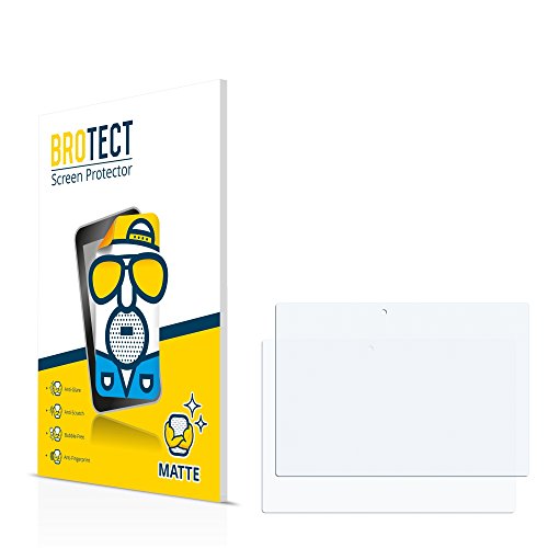 2x BROTECT Matte Displayschutzfolie für Lenovo Tab3 10 Plus Schutzfolie Matt, Antireflex Folie