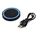 Generic Universal Round QI Wireless Charger Charging Pad Plate for Phone Blue Circle RS.380.00