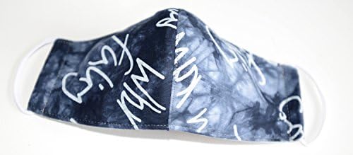 Ladies Fashionable Face Mask for Dust and Pollution Protection(made of 100% cotton and comfortable to wear),trendy ,stylish and chic blue jean canvas material with motif