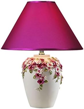 HJHY® Get married table lamp, Can be dimmed Marriage room Bedside lamp bedroom European style Decorative lights living room Dimmer switch Wedding table lamp Red gift High 46cm Creative, simple ( Color : C )