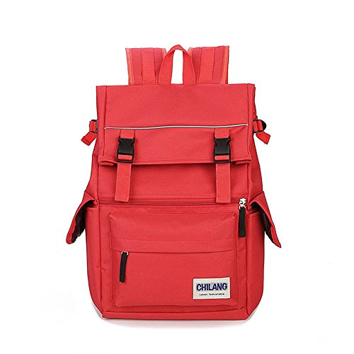 Preisvergleich Produktbild CrazySell , Schulrucksack Mehrfarbig rot
