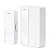 Price comparison product image AUKEY Wireless Doorbell with Up to 1148ft Wireless Range, 4 Volume Levels and 36 Tones ( WD-TD02, White)