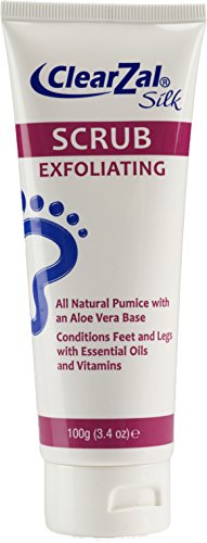 Exfoliating Foot Scrub Aloe Vera Base with Essential Oils and Vitamins 100g by ClearZal