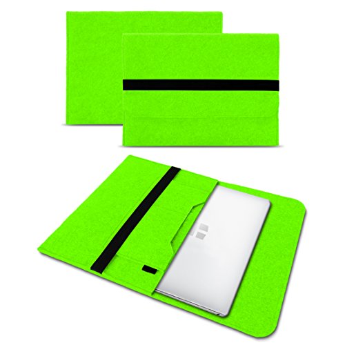 Sleeve H  lle f  r Odys Winbook 13 14 Tasche Filz Notebook Cover 14  Laptop Case   Farbe Gr  n