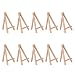 Produktbild YoungRich 10 Stück Mini Holz Staffelei Künstler Dreieck Tischständer Display Halter Dekoration Telefon Ständer Einfach Modisch Great für Hochzeiten Parteien Feiern Café