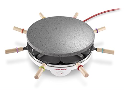 Lagrange 129014 Raclette 8 Pierres de Cuisson Naturelle 13,5 cm