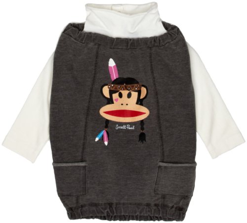 Paul Frank Small Paul Baby Girl'sPF8205W2 Dress Grey Coated 18 Months