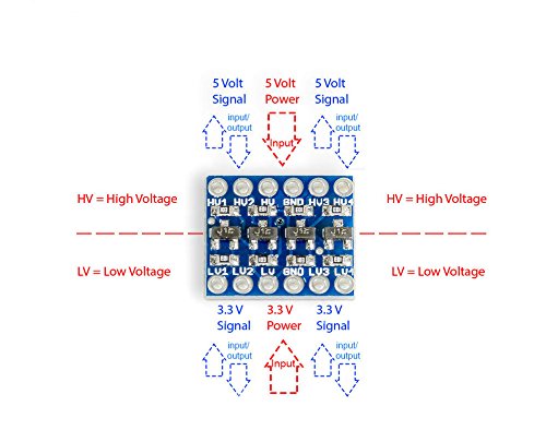 5V 3.3V 4-Kanal Logic Level Converter für Arduino Raspberry Pi Mikrocontroller - 2