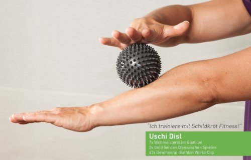 Schildkröt Fitness MASSAGE BÄLLE im 2er Set (green-grey), 960054 - 2