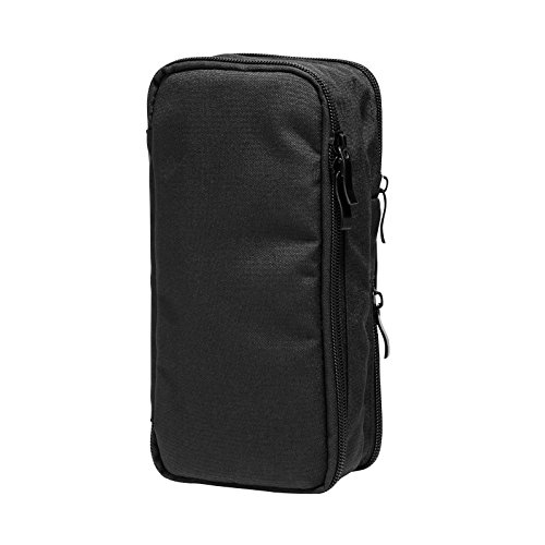 BlueMountaineer Kompakter Kulturbeutel | Kulturtasche, 25 cm, Schwarz - 7