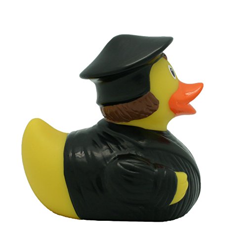 Quietscheente Luther Ente, Gummiente, Quietscheentchen, Badeente, Quietsch Ente, Sammelfigur, Gummi Bade Spielzeug, LiLaLu, 2017 - 4