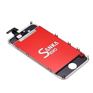SANKA Schermo Display LCD Assembly Digitizer Sostituzione Schermo per iPhone 4-Bianco - immagine 4