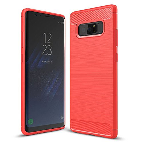 Samsung Galaxy Note 8 Back Cover Case [Chevron Official], Heavy Duty Shock Proof TPU Case for Samsung Galaxy Note 8 Mobile Premium Protection, Metallic RED by Chevron RS.299 (75.00% Off) - Amazon