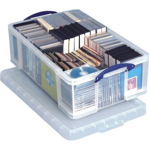 Preisvergleich Produktbild Really Useful Box Aufbewahrungsbox 50l 710x440x230mm PP transparent