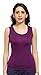 Comix Viscose Fabric Women Plain Tank Top(AGSPL-3048-TT-04-PURPLE02-L) RS.275.00