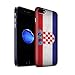 Produktbild STUFF4 Matte Snap-On Hülle / Case für Apple iPhone 8 / Kroatien/Kroatisch Muster / Flagge Kollektion