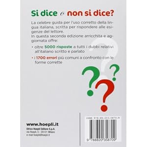 Si dice o non si dice? Guida all'italiano parlato