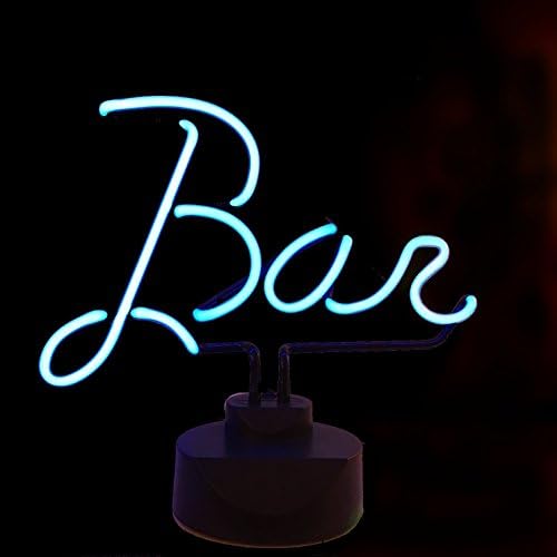 Bar Indoor Decorative Neon Light Figurine Tube Desk Lamp