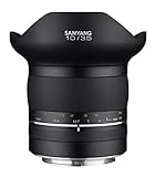 LIEFERUMFANG: 1x Samyang XP 10mm F3.5 Canon EF Objektiv mit Gegenlichtblende, 1x Objektivdeckel, 1x Schutzkappe für Anschlussgewinde, 1x Anleitung