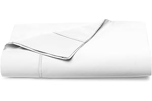 PIZUNA LINENS Pizuna Lenzuolo sopra Cotone 270x310 cm Bianco, 400 fili con trama Sateen in 100% Cotone a fiocco lungo Lenzuolo sopra 270x310 1 solo pezzo (Lenzuolo sopra Cotone Bianco)