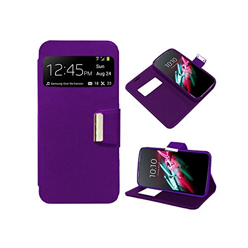 Funda Flip Cover Premium color Violeta para Motorola Moto G
