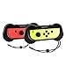 Price comparison product image Joy-Con Grips for Nintendo Switch, Yocktec Joy Con Comfort Grip Handle Protective Case Cover Shell- Better Fit Nintendo Switch Games like Mario Tennis Aces, ARMS-Black(1 Pair)